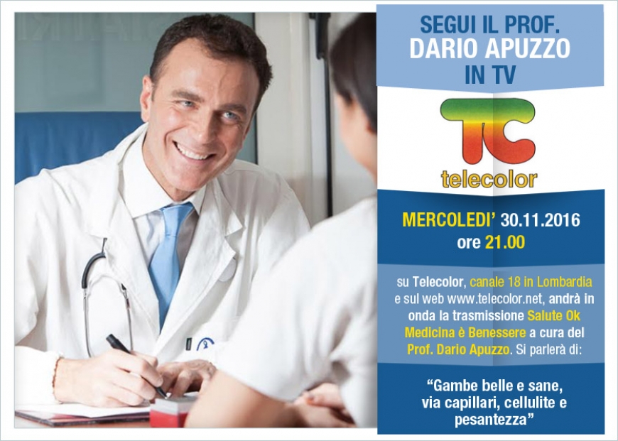 Stasera mercoledì 30 novembre ore 21.00 appuntamento con SaluteOk Medicina è Benessere su Telecolor!