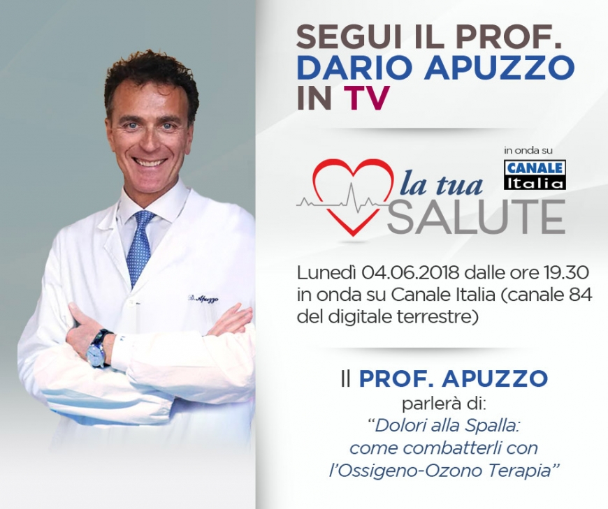 Segui il Prof. Apuzzo in TV - Lunedì 04.06.2018