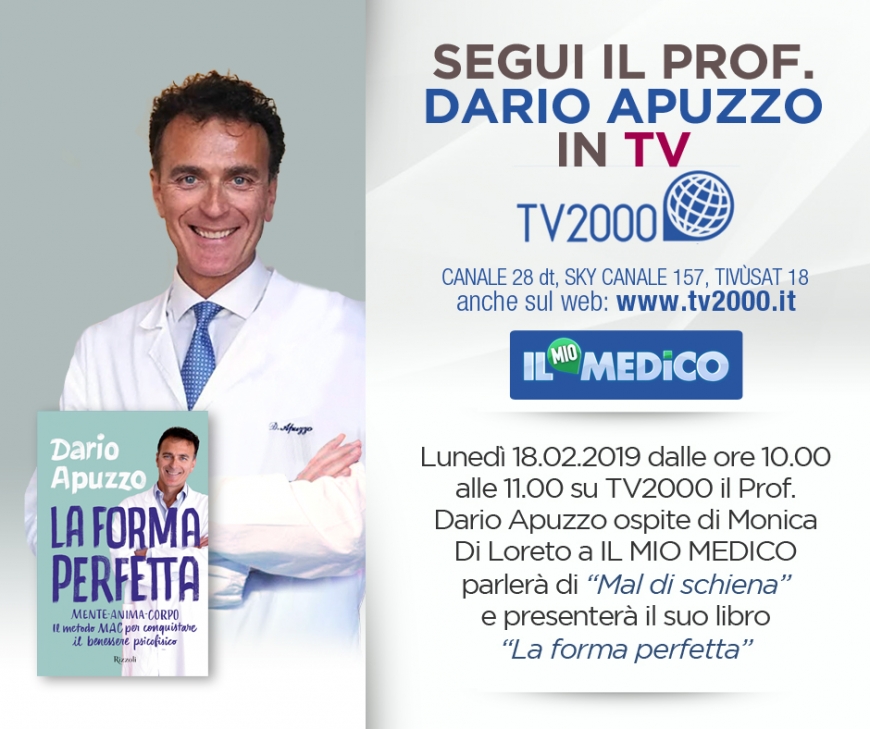 Lunedì 18.02.2019; Il Mio Medico - Mal di schiena addio!